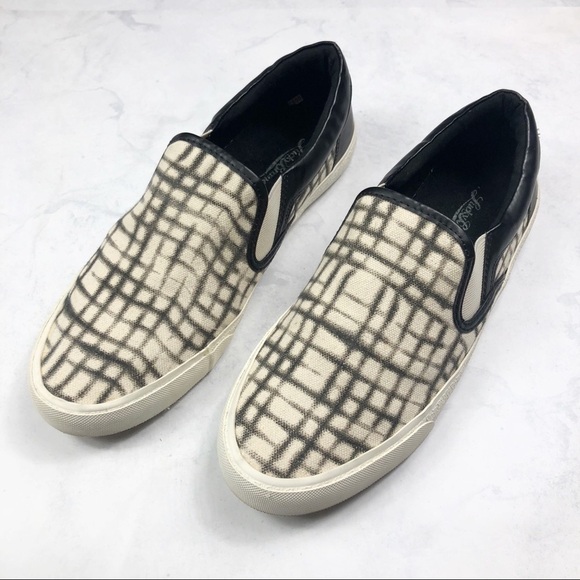 [Lucky Brand] Checkered Slip On Sneakers - Picture 2 of 5